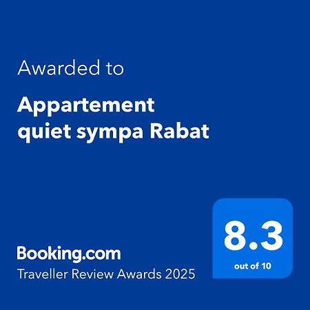 Appartement Quiet Sympa Rabat Eksteriør bilde